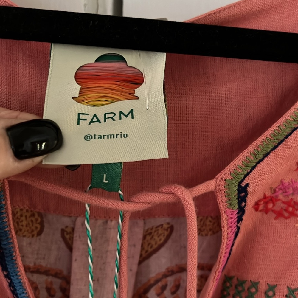 Farm Rio โค๏ธ๐ค๐๐ฉต๐ NWT Large - Picture 4 of 8